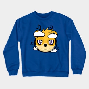 Musical Daydreaming Yellow Bear Cockburn Crewneck Sweatshirt